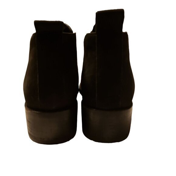 Eileen Fisher Black Suede Ankle Boots Booties Shoes Size 7.5 Pull-on - Picture 16 of 16